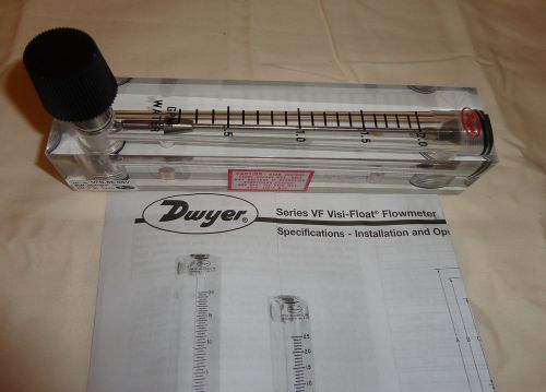 Dwyer vfb-85-ssv flow meter visi-float vfb85ssv range 0.2-2gpm water 1/4&#034;npt new for sale