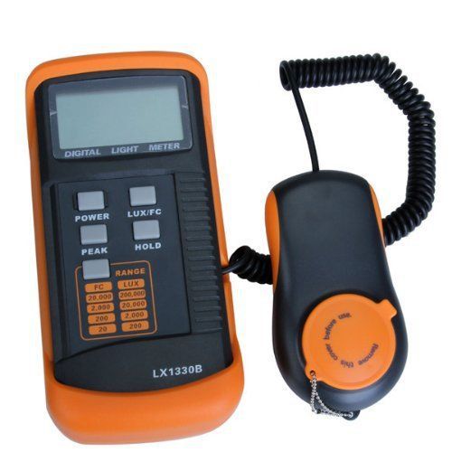 Dr.Meter Digital Illuminance/Light Meter LX1330B   0 - 200 000 Lux Luxmeter