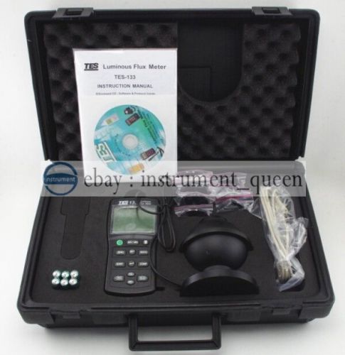 TES-133 Luminous Flux Meter,Auto ranging from 0.05 to 7000 lumens TES133