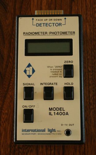 International Light IL1400A Radiometer Photometer IL1400 ILT1400