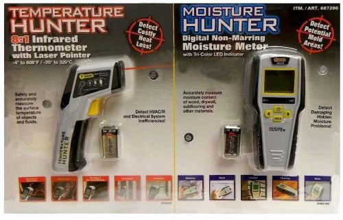 Mannix Moisture Meter and Temperature Hunter NEW