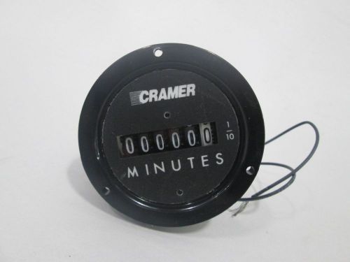 NEW CRAMER COMPANY 635G-AA MINUTES METER 115V-AC D281003