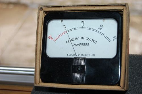 Vintage electro products generator output meter bakelite case ~ great rat rod for sale