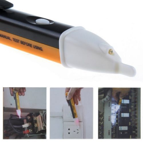 Ac 90~1000 electric voltage sensor tester detector sensor pen alert stick w/ led for sale