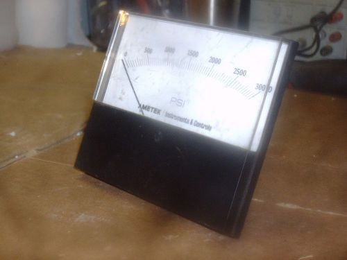 Ametek 0 to 3000 psi panel meter / gauge for sale