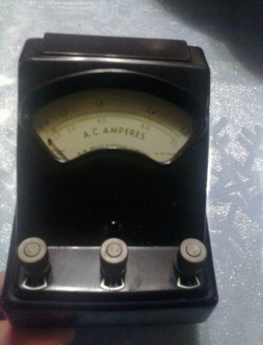 W.M.-Welch Scientific Company A.C. AMPERES 3081T Ammeter