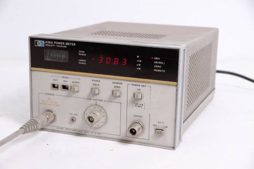 Hp hewlett packard model 436a digital rf power meter for sale