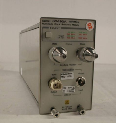 Agilent 83492A 2500Mb/s Multimode Clock Recovery Module