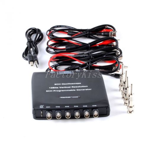 Hantek 1008B 8CH USB Auto Scope/DAQ/8CH Programmable&amp;Oscilloscope Generator GBW