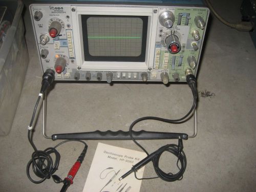 Vintage WORKING Tektronix 464 Storage Oscilloscope, with HP Probes x 2
