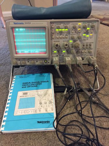 Tektronix 2445A 150MHz Oscilloscope with 3 P6139A &amp; 1 P6138 Probes