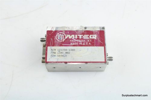 MITEQ RF Microwave Amplifier 121238-1340 1340MHz SMA