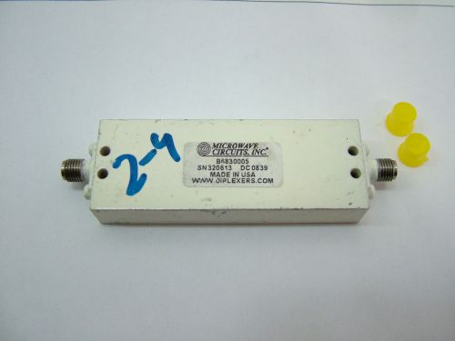RF BANDPASS FILTER 2 - 4GHz LOSS 0.5db B6830005 SMA