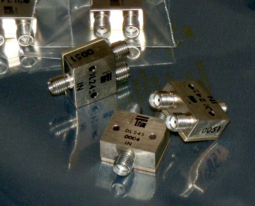 Trm microwave dl245 splitter combiner 5-500 mhz 1.5w 50 ohm   used qty 1   (e2) for sale