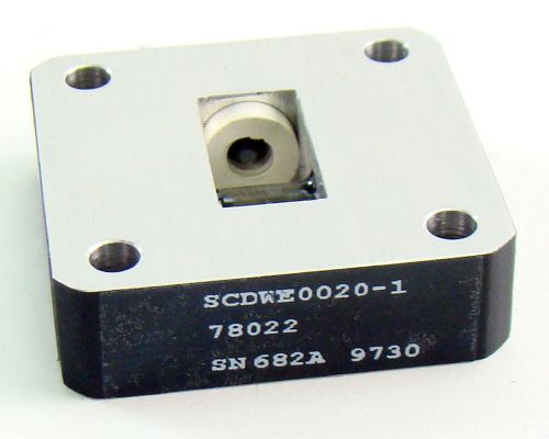 Waveguide isolator kl-2014 wr-62 12.4-18 ghz 5841-01-080-0158 scdwe0020-1 =nos= for sale