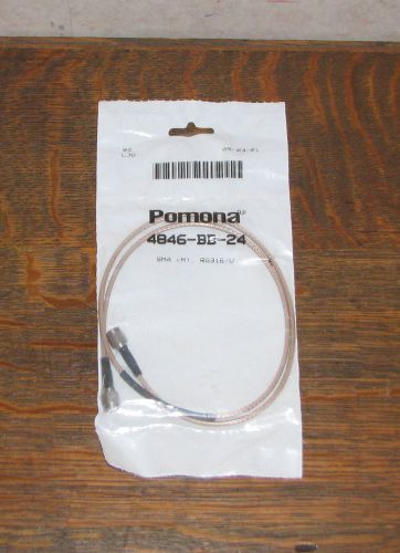 NEW Pomona 4846-BB-24 Coaxial Cable - RG3016 M-M