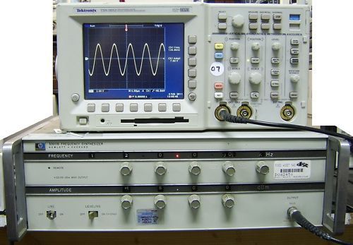 Agilent/keysight/hp 3320b frequency synthesizer with option 7 nist-cal&#039;d for sale