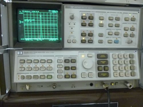 Hp/agilent 8568b spectrum analyzer 100hz to 1.5ghz in good condition     l66 for sale