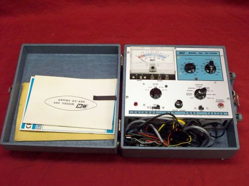 Vintage B&amp;K Model 465 CRT Cathode Ray Tube Tester Rejuvenator Manuals Clean