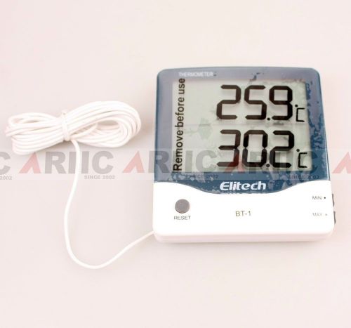 New 2-channel BIG PANEL LCD display Indoor Outdoor Digital Thermometer BT-1