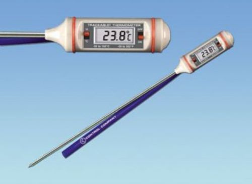 Long stem thermometer  traceable  8 inch stainless steel probe  -58 to 572 f or for sale