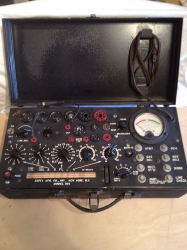 Rare Military WW11 Espey Vacuum Electron Tube Tester Signal Corps. stamped