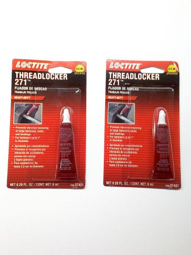 Loctite 37421 red 271™ nuts &amp; bolts threadlocker-6ml-heavy duty  get 1 free for sale