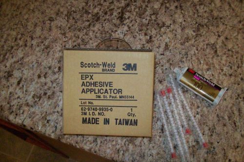 3M EPX Adhesive Applicator, 5 Nozzles, Scotch-weld DP100 Clear