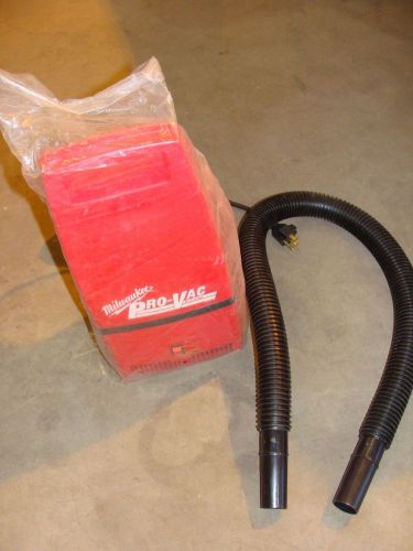 MILWAUKEE PRO VAC 8934,HOSE &amp; VAC ONLY,NO ATTACHMENTS