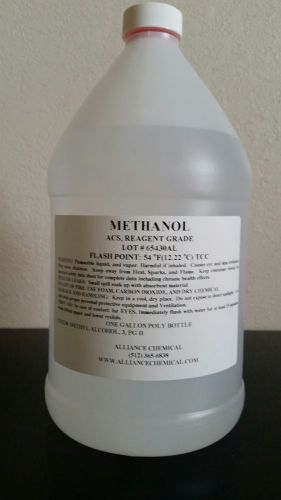 Methanol acs, reagent grade,one gallon poly bottle for sale