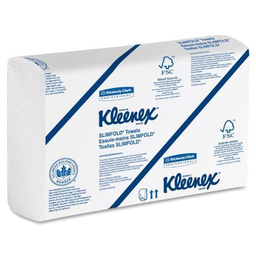 Kleenex slimfold towel - 90 sheets/pack - 2160 / carton - 7.50&#034; x (kim04442) for sale