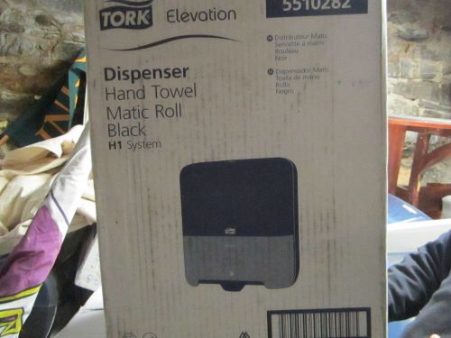 Tork matic roll paper towel dispenser black