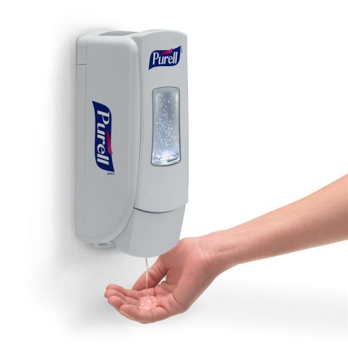 6pk purell adx-7 hand soap sanitizer dispensers 700ml white 8720-06 new for sale