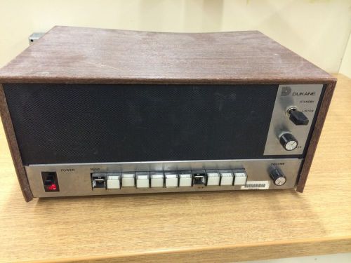 Vintage Dukane 4A876B 4A881E PA Intercom School System Master Control