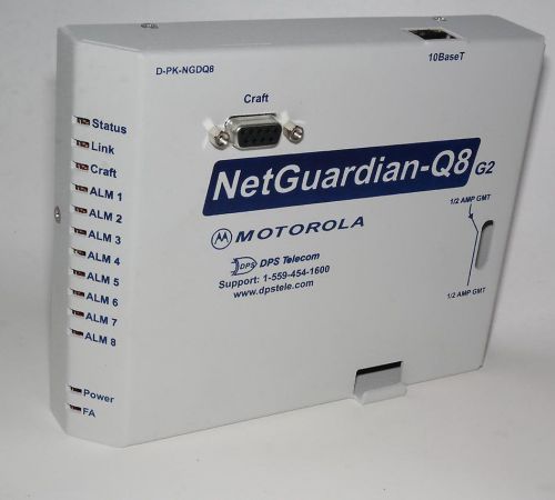 NEW NETGUARDIAN-Q8 G2 MOTOROLA SNMP-BASED ALARM FOR QUANTAR MODBUS RADIOS DPS