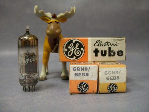 GE 6GN8 / 6EB8 Vacuum Tubes  Lot of 3