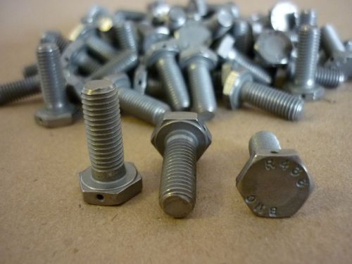 Bolt 1/4-28 x 3/4&#034; long hex- head drilled for locking bolt mil-spec (300 each) for sale