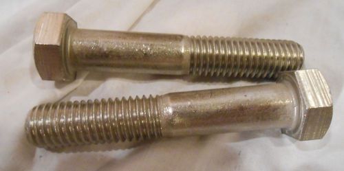 New stainless steel hex bolts 5/8-11 x 3-1/2 qty 34 for sale