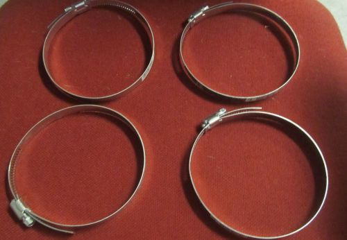 4 NEW IDEAL METAL HOSE CLAMPS- 5-1/2&#034; 140mm --MC325 MPN 5080 STAINLESS