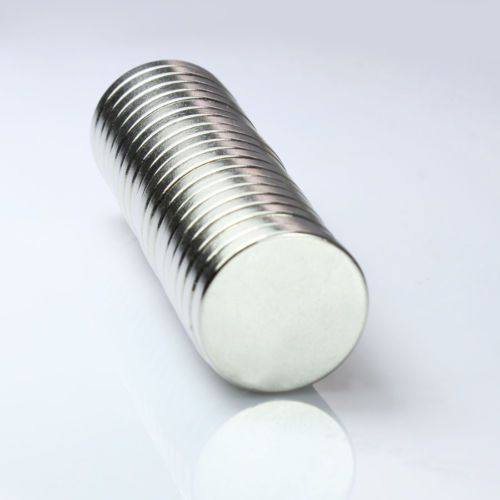 Strong disc round rare earth permanent magnets nd-fe-b neodymium d 20mm x 3mm for sale