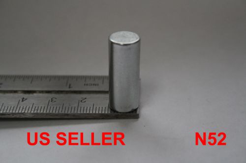 x2 N52 Zinc Plated 10x25mm Strongest Neodymium Rare-Earth Cylinder Magnets