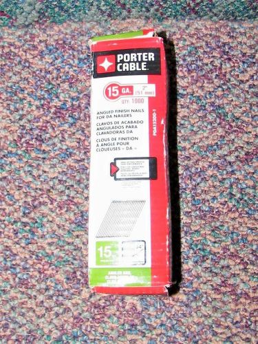 Porter Cable 15 gauge 2&#034; Angled 34 degree Finish Nails Qty. 1000 PDA15200-1
