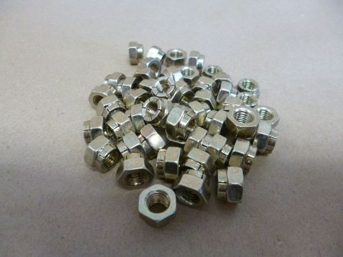 5/16-24 steel flex type lock nuts (50pcs) yellow zinc plated for sale