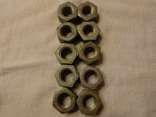 7/8&#034;-9 A-563 Grade DH Hot Dip Galvanized Heavy Hex Nut (QTY 10)
