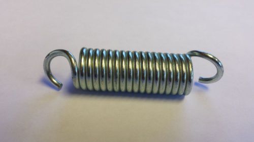 Extension Spring .734&#034; OD, 2.88&#034; Long, Zinc Plated Steel, Century Spring #319
