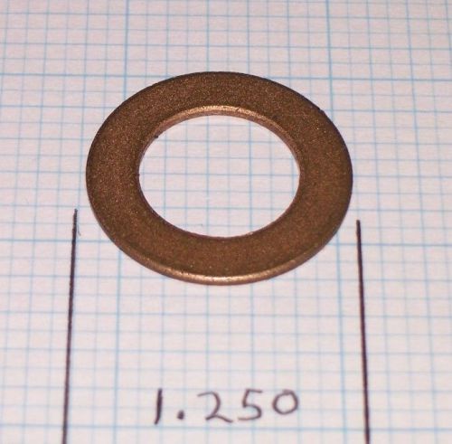 (10) Oilite Bearing 1-1/4 x 3/4 x 1/16&#034; Bronze Thrust Washer