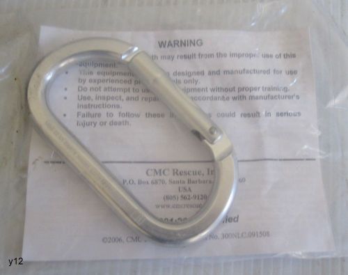 CMC Rescue Proseries Aluminum Non-locking D Carabiner