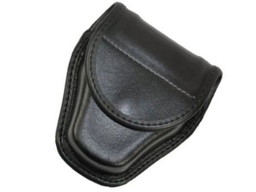 Bianchi AccuMold Elite Duty Belt Double Handcuff Case Hidden Plain Black