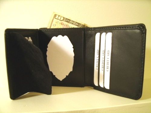 New jersey corrections officer badge wallet w/ id, picture, money  s-182 ct-09 for sale