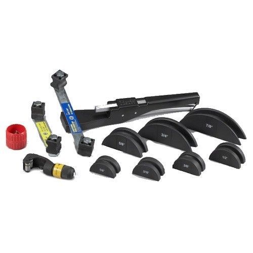 Yellow jacket 60325 deluxe ratchet hand bender kit with reverse bend mandrel for sale